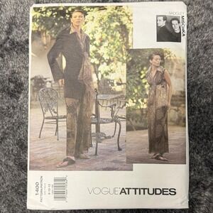 Vogue Attitudes #1400 Badgley Mischka Size 8-10-12 UNCUT /FF pattern